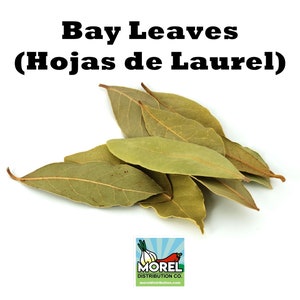 Whole Bay Leaves, Dried Bay Leaf, Hoja de Laurel 2 oz, 8 oz, and 1 lb