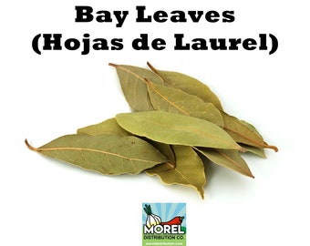 Ganze Lorbeerblätter, getrocknetes Lorbeerblatt, Hoja de Laurel 2 oz, 8 oz und 1 Pfund