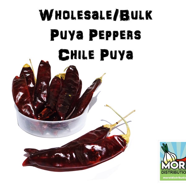 Wholesale Dried Chile Puya Pepper (Chile Pulla) / Weights: 1 lb, 2 lbs, 5 lbs, and 10 lbs!