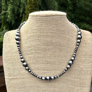 Navajo style Pearls Necklace 7 lengths available please read full description before purchase