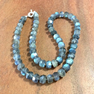 Labradorite Necklace Ultra Premium Stones AAA grade 18&quot;