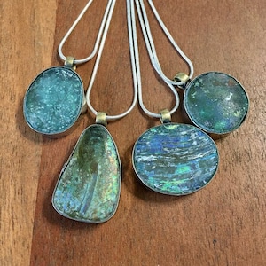 Ancient Roman Glass necklace 20&quot; You Chose yours see all photos