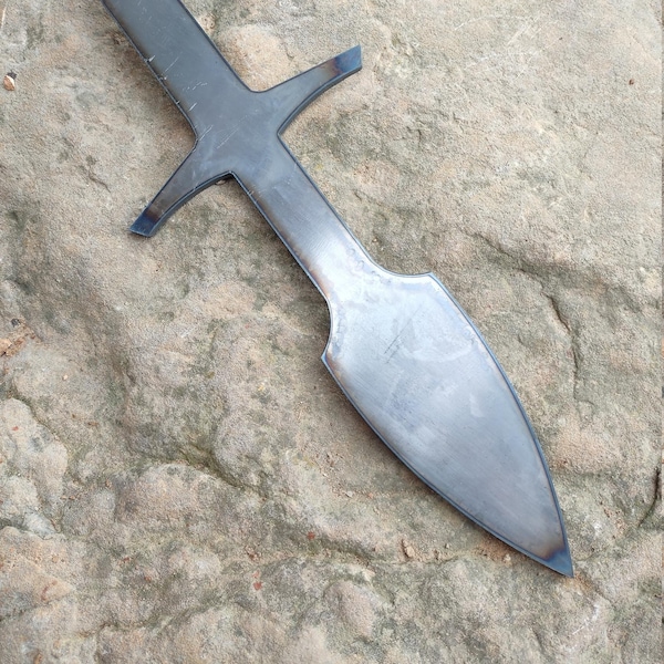 Annealed Spear head for split pole "Boar Spade"