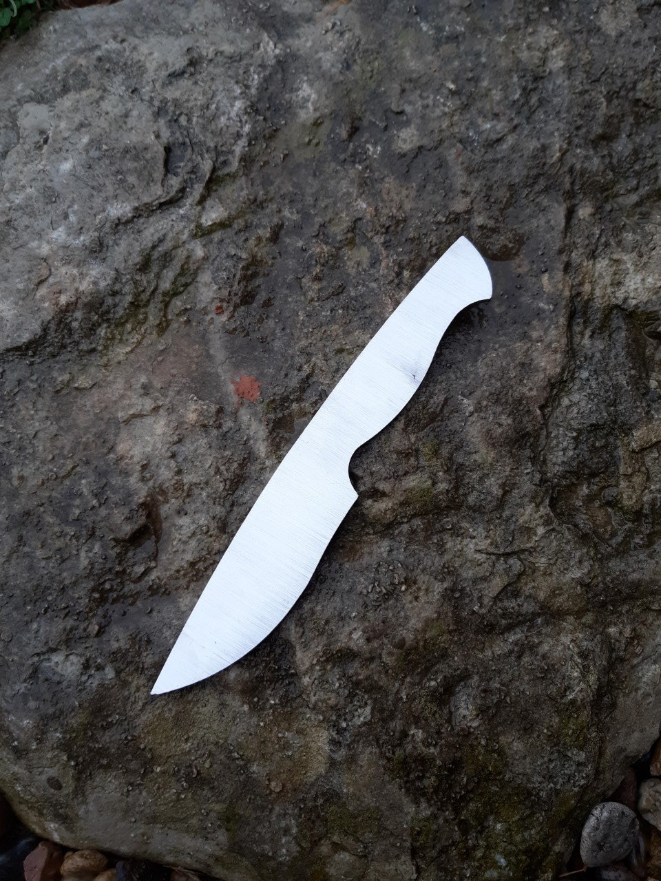 High carbon knife annealed blank  "Hunter MD"