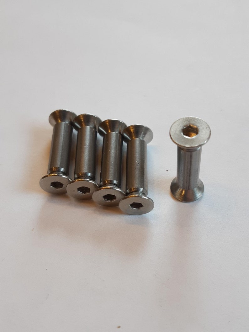 Hex bolt knife scale fasteners Stainless Steel head Etsy