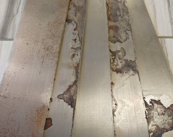 CR USA steel - surface rust 1/16"x3"x12" 1095 high carbon steel flat bar knife billet