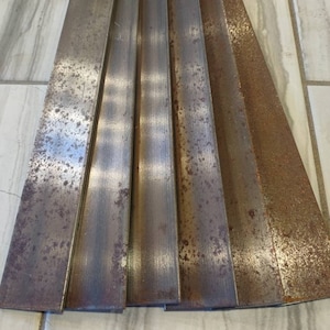 1/8&quot; Annealed 1095 USA steel -Slight rust 1/8&quot;x1.5&quot;x12&quot; 1095 high carbon steel flat bar knife billets