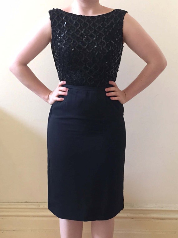 Black Shake Your Tail Feather Dress