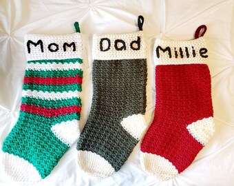 Custom Crochet Stockings