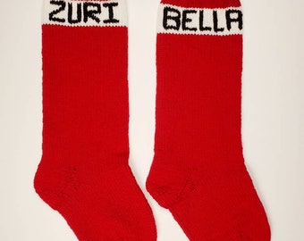 Custom Knit Holiday Stocking