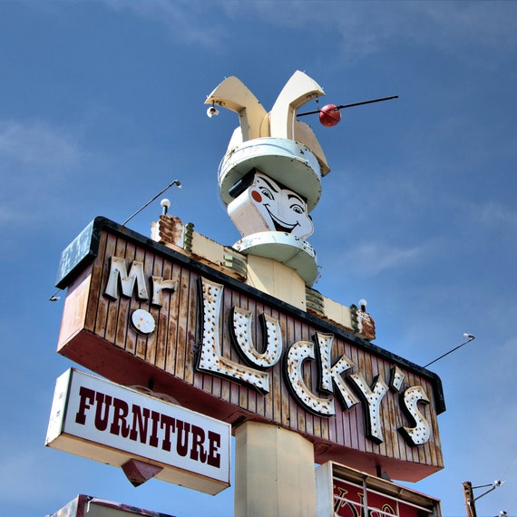Mr.lucky's Giant Vintage Sign in Phoenix Arizona - Etsy