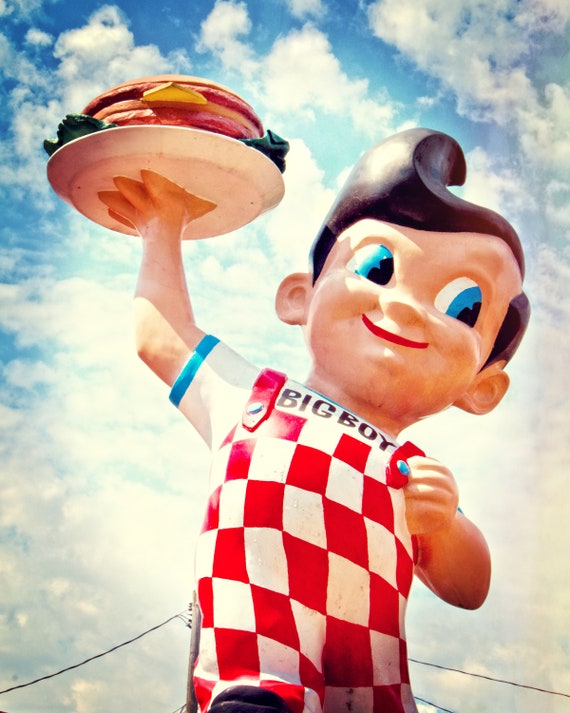 Bob's Big Boy Statue Photographic Print - Etsy