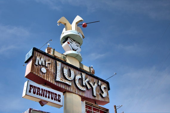 Mr.lucky's Giant Vintage Sign in Phoenix Arizona - Etsy