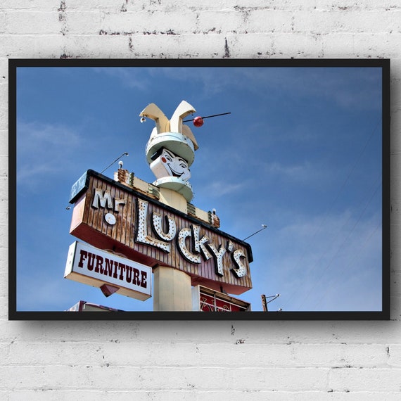 Mr.lucky's Giant Vintage Sign in Phoenix Arizona - Etsy