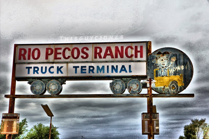 Rio Pecos Ranch Truck Terminal on Route 66 in Santa Rosa New Mexico