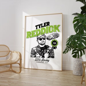 Digital Download Wall Art - Tyler Reddick #45 2023 Nascar Printable Driver Design Poster Decor, Stock Car Racing - High Res - JPG Racecar