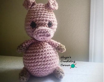 Crochet Pig, Pig Toy, Pig Stuffed Animal, Pig Amigurumi, Piglet Nursery Decoration, Piglet Baby Shower Gift