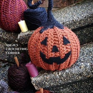 Whimsical Pumpkins and Jack-O-Lantern Crochet Pattern, Crochet Pattern, Crochet Pumpkin Pattern, Halloween Crochet Pattern, diy Pumpkins image 5