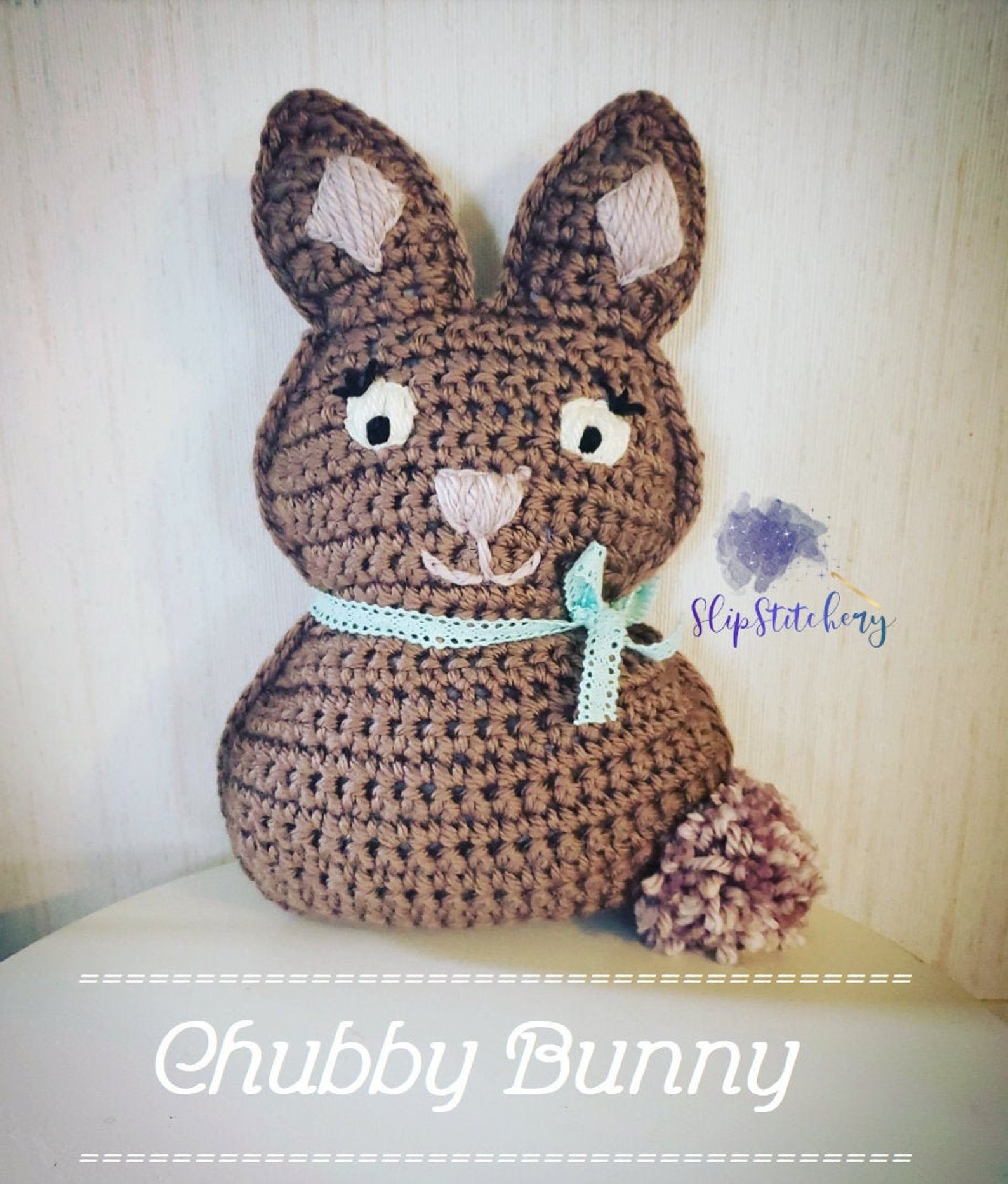 Chubby Bunny Crochet Pattern Easter Bunny Cuddler Easter Etsy