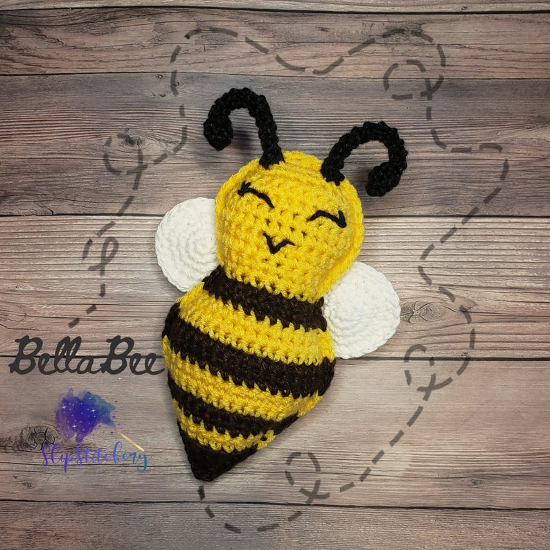 BellaBee Crochet Pattern, Bee Crochet Pattern, Amigurumi Bee, Bee Crochet Tutorial, Plush Bee Pattern, Crochet Pattern image 1