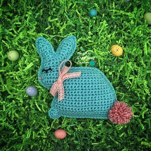 Crochet Easter Bunny, Easter Gift, Bunny Basket Stuffer, Plush Bunny, Bunny Toy,