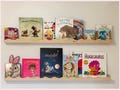 Scalloped Nursery Bookshelf | Bookshelf | Solid Wood Floating Shelf | for a children's room