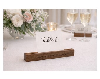 Wedding Place Card Holder | Photo Display Stand | Table Number Holder | Escort Card Holder | Minimalist Wedding Decor | for wedding planning