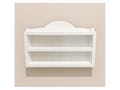 Countertop Lenox Spice Rack | White Wooden 3-Shelf Display | Kitchen Organizer for Lenox Village Spices