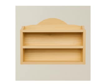Countertop Spice Rack for Lenox Spice Village | Compact Wooden 3-Shelf Display | Kitchen Organizer for Lenox Village Spices