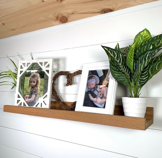 Floating Wood Gallery Picture Frame - White