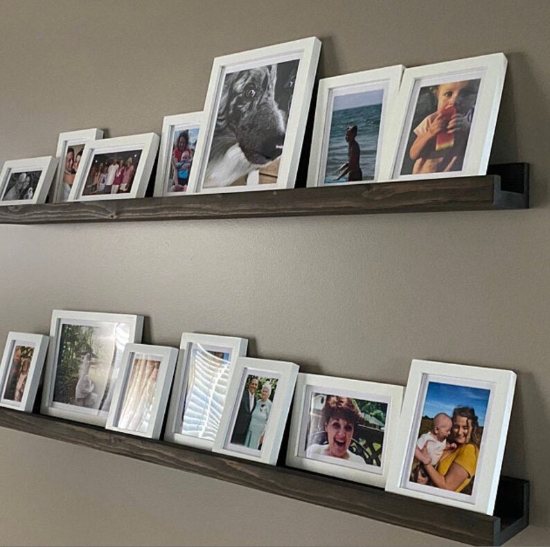 Sturdy Floating Picture Ledge Floating Shelf Art Shelf Etsy