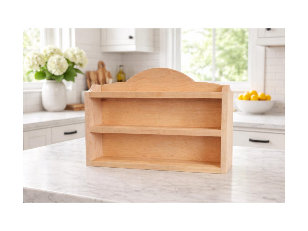 Hardwood Countertop Spice Rack for Lenox Spice Village | Compact Wooden ...