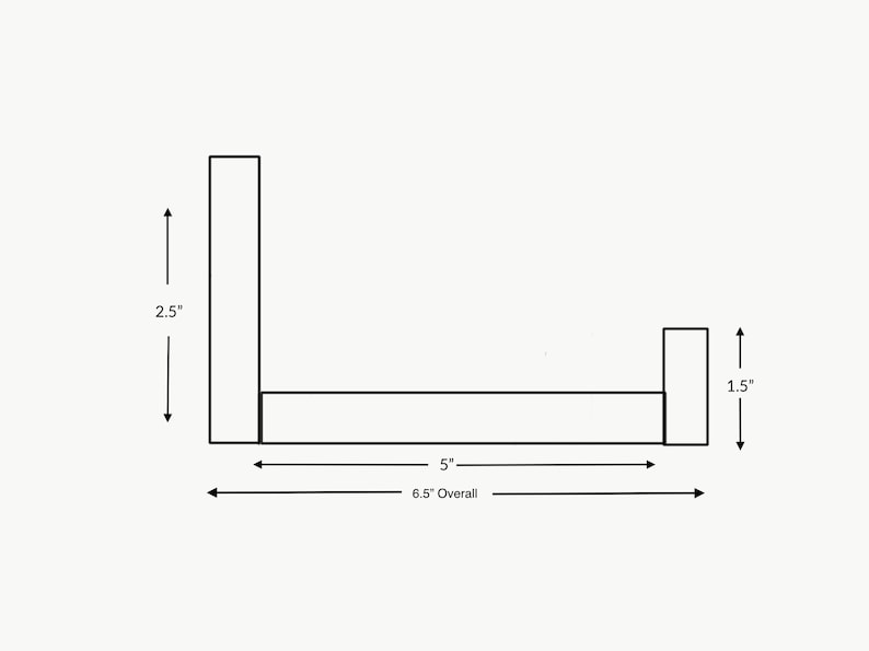 May include: A black metal shelf unit with two shelves. The top shelf is 2.5 inches tall and the bottom shelf is 1.5 inches tall. The overall width of the shelf is 6.5 inches, with the top shelf being 5 inches wide.
