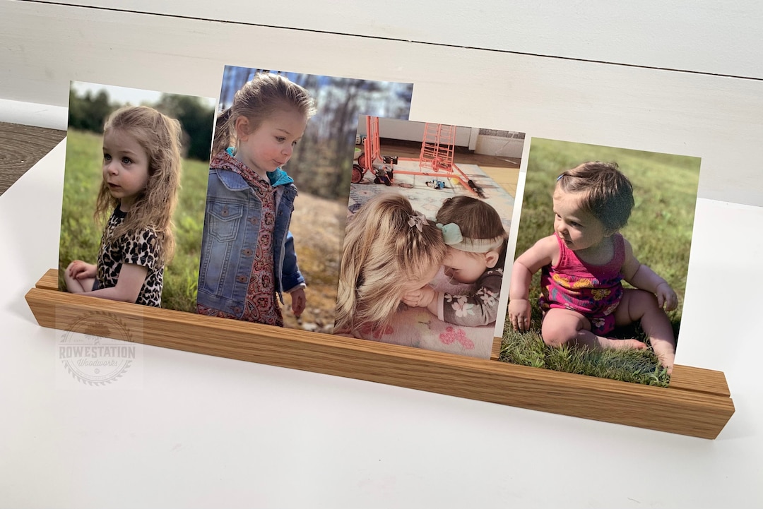 Modern Desk Photo Display, Desk Photo Ledge, Picture Display, Desk