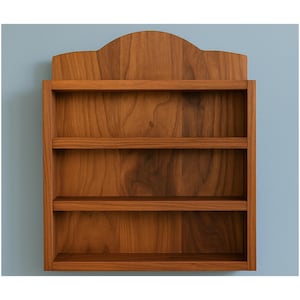 Lenox Spice Rack Shelf | Handmade Solid hardwood Lenox Spice Rack Shelf | for Lenox Village Spice Collectors