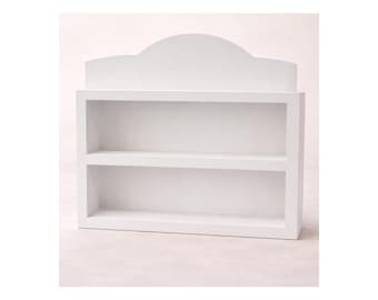 Mini Spice Village Rack – Hardwood Countertop Shelf for Lenox Spice Houses – 2 Tier Display for 6 Piece Sets – Kitchen Organizer