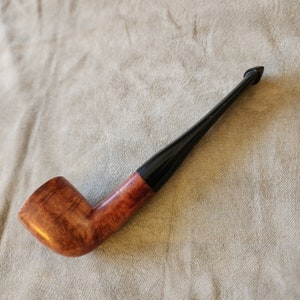 Chimney Shaped Imported Briar Tobacco Pipe