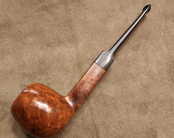 Hardwicke's Matt, Apple Shape Square Shank Briar Pipe - Estate (USA)