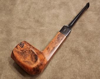 Chacom Chablis Panelled Billiard Briar Tobacco Smoking Pipe - Estate (France)