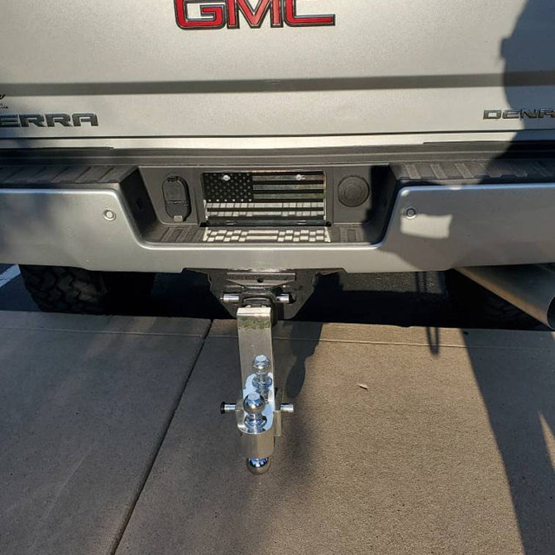 Mirrored Chrome American Flag License Plate Tactical Flag Etsy