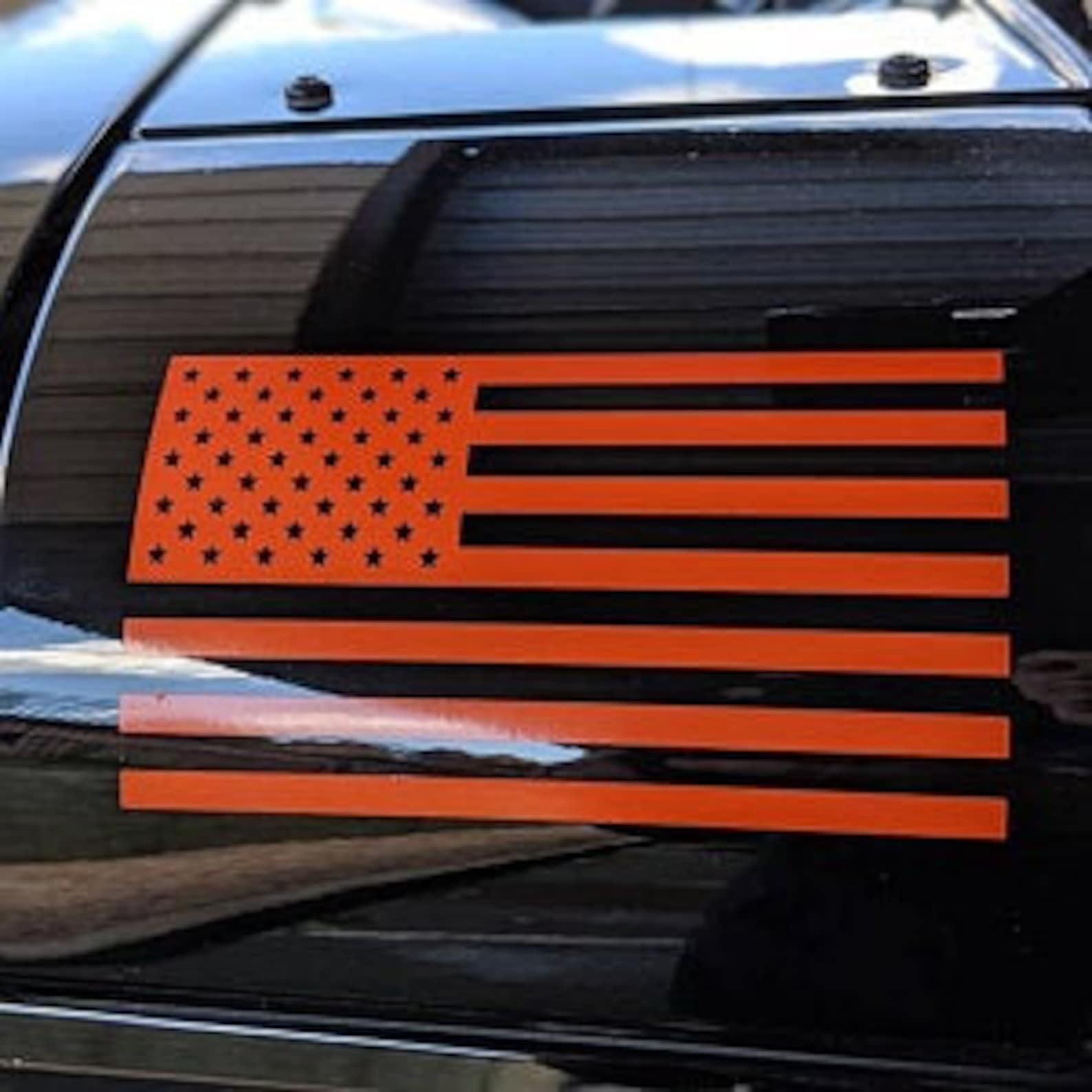 American Flag Sticker Car Decal Vinyl Multiple Colors & Sizes - Etsy
