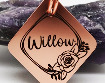 BKDZ In Acciaio Inox Pet ID Etichette, Etichette E Del Cane Gatto Etichette Pers