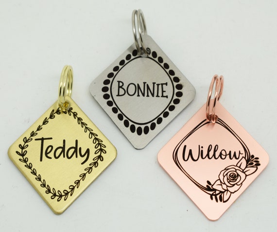 Double sided engraved pet tags 2025