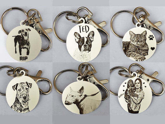 Engraved dog keyring new arrivals