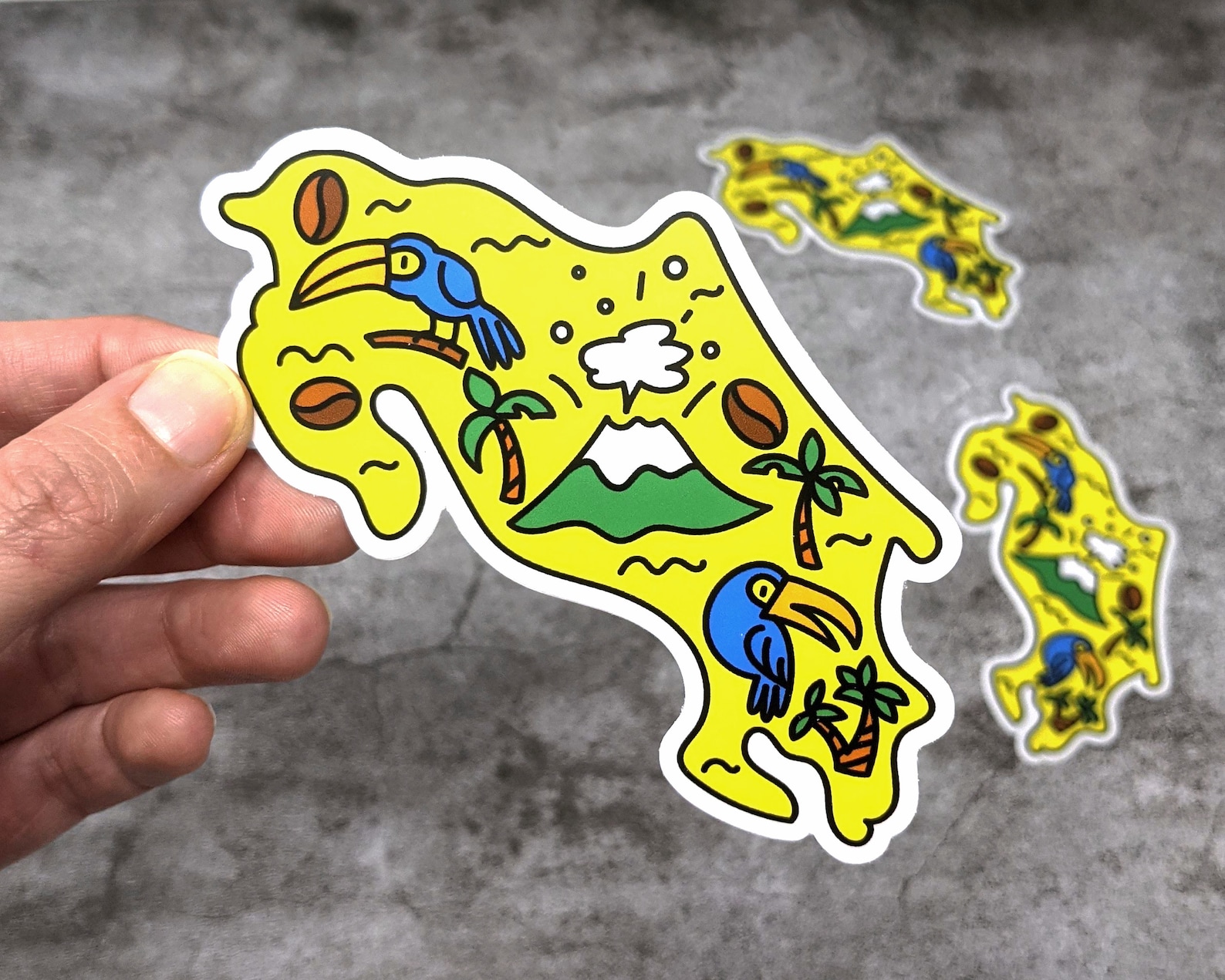 Costa Rica Sticker Costa Rican Sticker Costa Rica Decal | Etsy