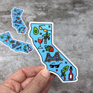 California Sticker | California Decal | California Laptop Sticker | California Macbook Decal | California Travel Sticker | Vinyl California