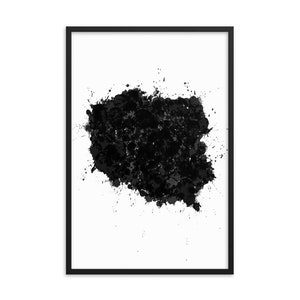 Poland Black and White Framed Art Print | Poland Wall Art | Poland Travel Poster | Poland Art Print | Poland Gift | Poland Home Decor