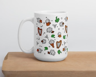 Ireland Ceramic Mug: Irish Souvenir Travel Gift