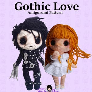 Chibi-knapp Gotisk kärlek - Amigurumi-mönster