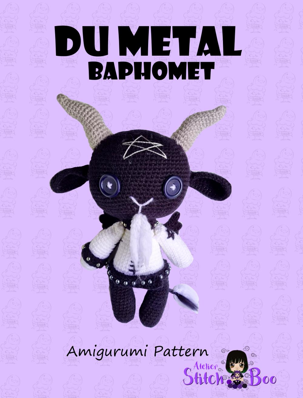 21 Baphomet Crochet Patterns for Cute, Creepy Amigurumi Fans 2 DU Metal Baphomet